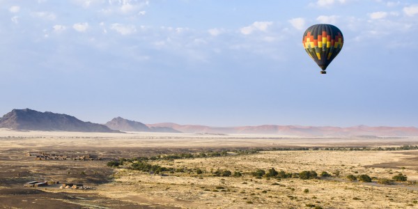 Hot air balloon at Sossusvlei