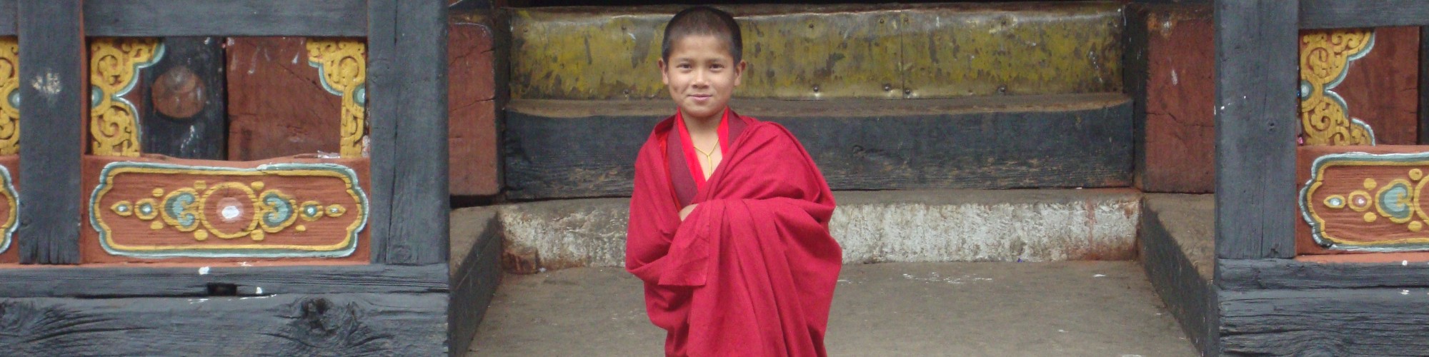 monk in bhutan