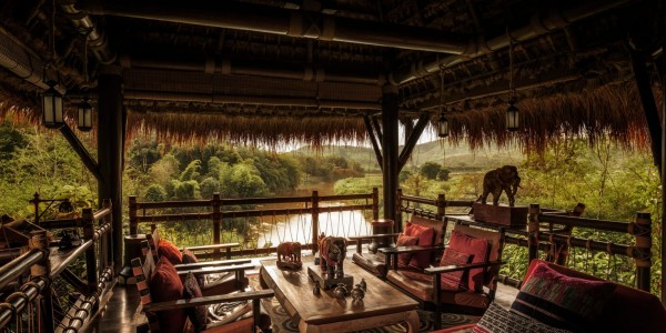 Thailand - Four Seasons Tented Camp - Bar