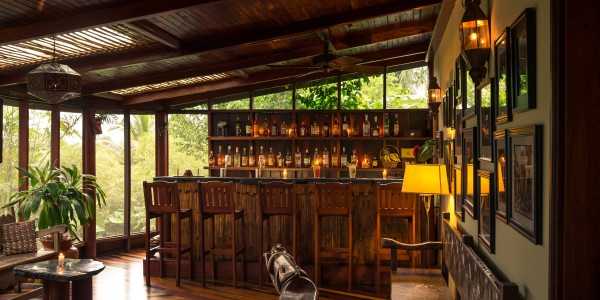 Belize - Cayo District - Blancaneaux Lodge - Bar