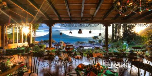 Guatemala - Lake Atitlan - Lake Atitlan Hotel - Restaurant