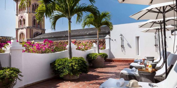 Colombia - Cartagena & the Rosarios Islands - Casa San Agustin - Roof