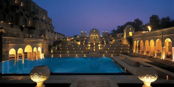 India - Agra & the Taj Mahal - Oberoi Amarvillas - Pool