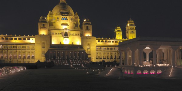 India - Rajasthan - Umaid Bhawan Palace - Night