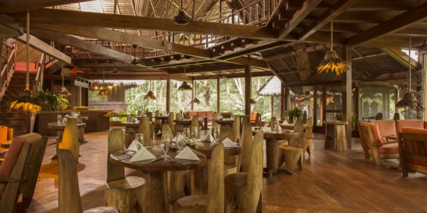 Peru - The Amazon Rainforest - Reserva Amazonica - Restaurant