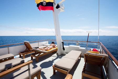 Ecuador - Galapagos Islands - Grace Galapagos Cruise - Sun Deck