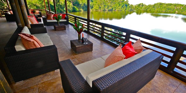 Ecuador - The Amazon Rainforest - La Selva Lodge - Lounge