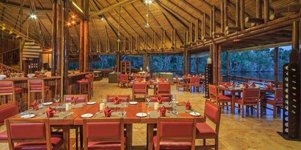 Ecuador - The Amazon Rainforest - La Selva Lodge - Restaurant