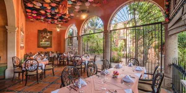 Mexico - Copper Canyon - Posada Del Hidalgo Hotel - Restaurant