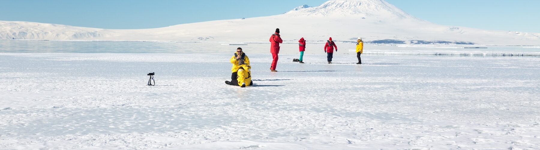 Antarctica - Ross Sea - Oceanwide - Landing with people on McMurdo Sound ice by Rolf Stange