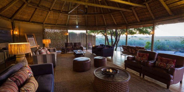 Botswana - Central Kalahari - Kalahari Plains Camp - Lounge