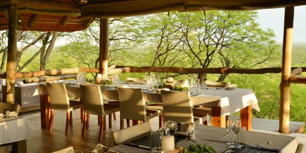 Botswana - Chobe National Park - Ghoha Hills Savuti - Restaurant