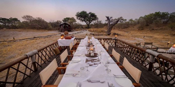 Botswana - Linyanti, Selinda & Kwando - Savuti Camp - Dining