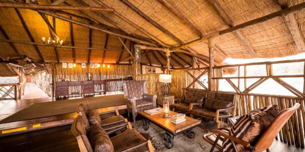 Botswana - Linyanti, Selinda & Kwando - Savuti Camp - Lounge