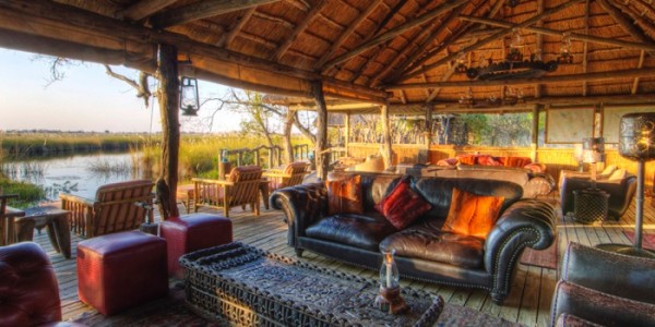 Botswana - Moremi - Xakanaxa Camp - Lounge