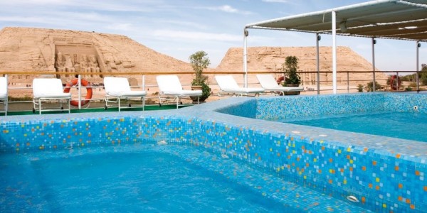 Egypt - Abu Simbel - Movenpick MS Prince Abbas - Pool