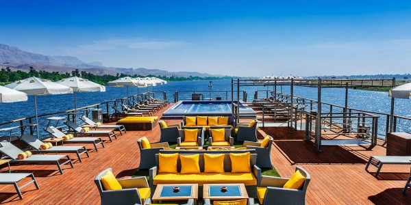 Egypt - Nile Cruises - Oberoi Philae - Deck
