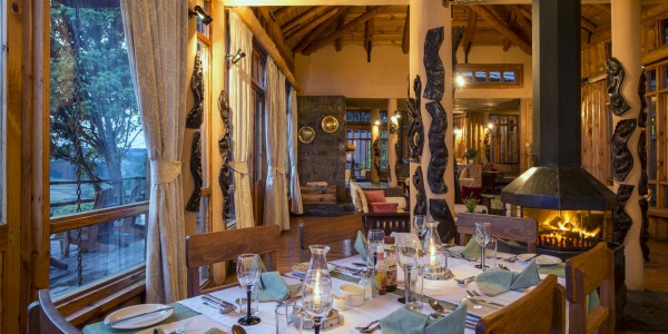 Malawi - Nyika Plateau National Park - Chelinda Lodge - Dining Area