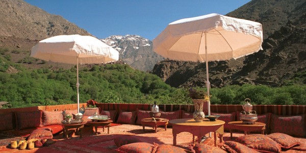 Morocco - Atlas Mountains - Kasbah du Toubkal - Terrace