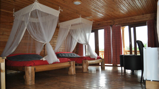 Rwanda - Lake Kivu - Cormoran Lodge - Room