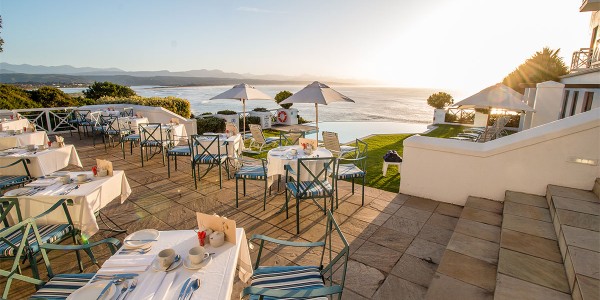 South Africa - The Garden Route - The Plettenberg Hotel - Restaurant Terrace