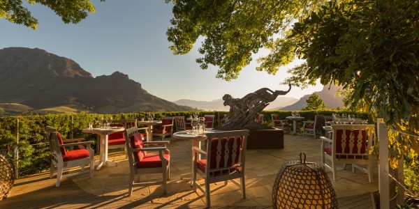 South Africa - Winelands - Delaire Graff Estate - Restaurant
