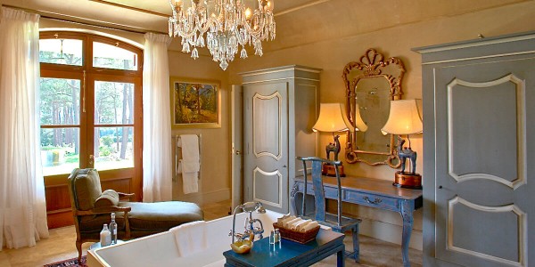 South Africa - Winelands - La Residence - Chambre bleu bathroom