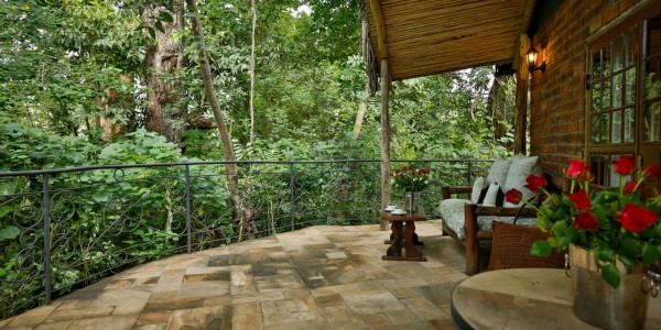 Tanzania - Arusha - Rivertrees Country Inn - River Cottage Balcony