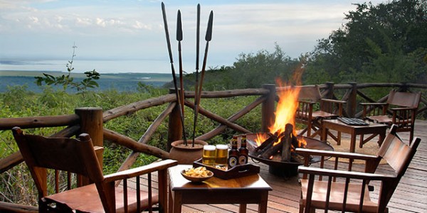 Tanzania - Lake Manyara National Park - Kirurumu Manyara Lodge - Bar view