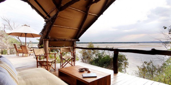 Tanzania - Selous Game Reserve - Sand Rivers Selous - Deck