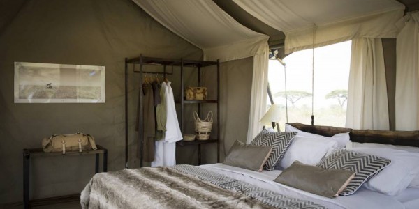 Tanzania - Serengeti National Park - Namiri Plains Camp - Bedroom