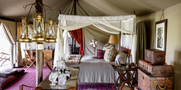 Tanzania - Serengeti National Park - Singita Sabora Tented Camp - Bedroom