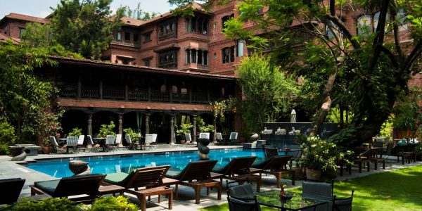 Nepal - Kathmandu - Dwarika's Hotel - Pool