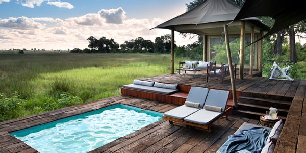 Botswana - Okavango Delta - Duba Plains Camp - Pool
