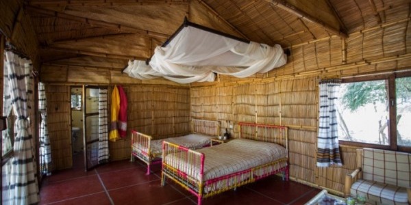 Ephiopia - Rift Valley Lakes - Hara Langano Lodge - Lakeview Bedroom