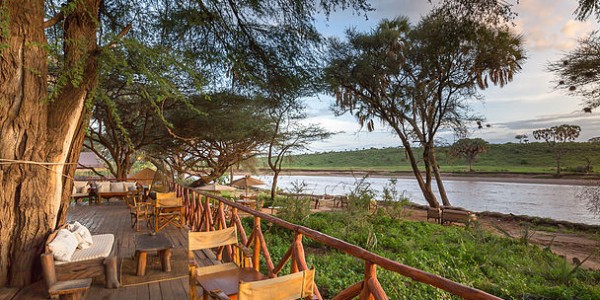 Kenya - Samburu - Elephant Bedroom Camp - River view