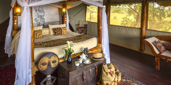Kenya - Tsavo & Chyulu Hills - Campi ya Kanzi - Bedroom