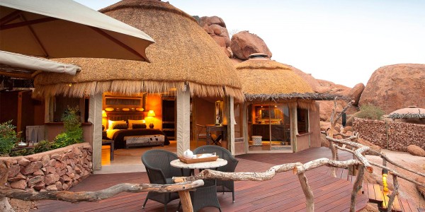 Namibia - Damaraland - Camp Kipwe - Main Suite Deck
