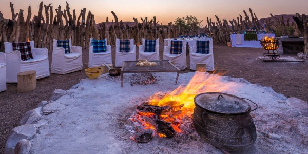 Namibia - Damaraland - Damaraland Camp - Fireplace