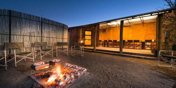Namibia - Damaraland - Etendeka Mountain Camp - Fireplace