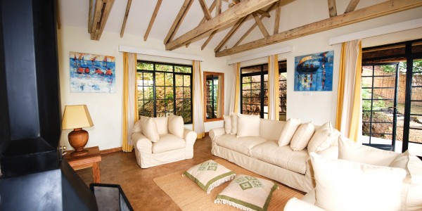 Uganda - Bwindi National Park - Clouds Mountain Gorilla Lodge - Bedroom Lounge