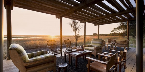 Zambia - Liuwa Plains National Park - King Lewanika Lodge - Lounge