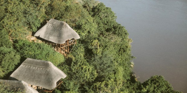 Zimbabwe - Gonarezhou National Park - Chilo Gorge Safari Lodge - Aerial