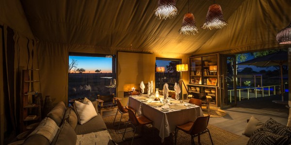 Zimbabwe - Hwange National Park - Linkwasha Camp - Dining