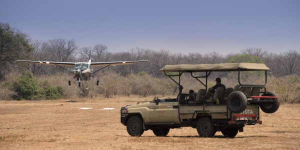 Zimbabwe - Mana Pools National Park - Kanga Camp - Bush Plane
