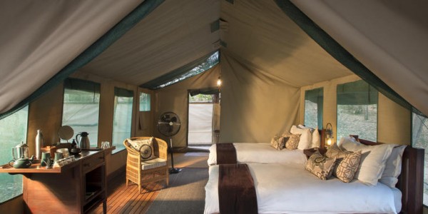 Zimbabwe - Mana Pools National Park - Kanga Camp - Standard Tent