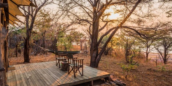 Zimbabwe - Matusadona National Park & Lake Kariba - Changa Safari Camp - Verandah
