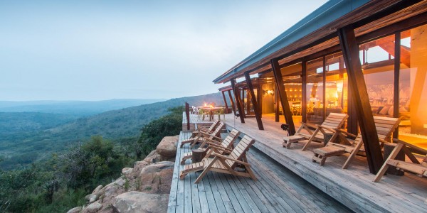 South Africa - Kwazulu Natal - Rhino Ridge Safari Lodge - Deck
