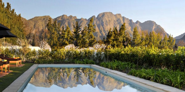 South Africa - Winelands - La Clé des Montagnes - Pool